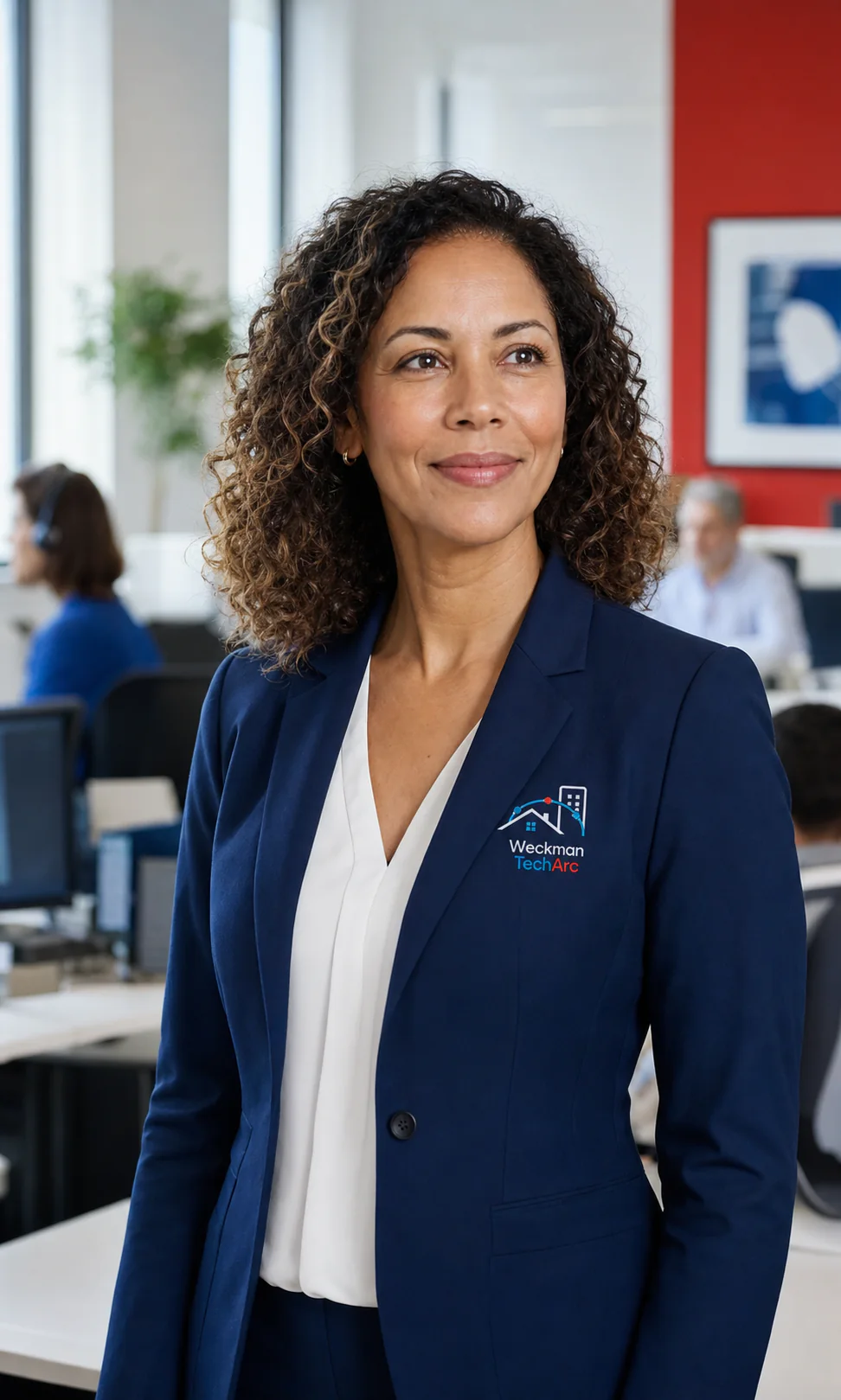 Weckman TechArc service manager in a support office